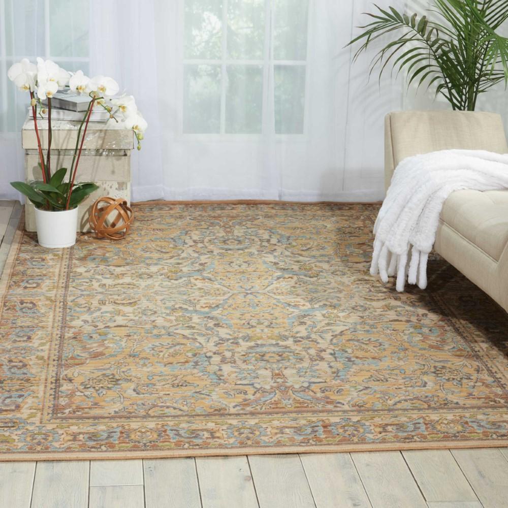 Nourison - Timeless TML15 Beige 79in x 99in Rug - TML15-99446256508 veiw 2