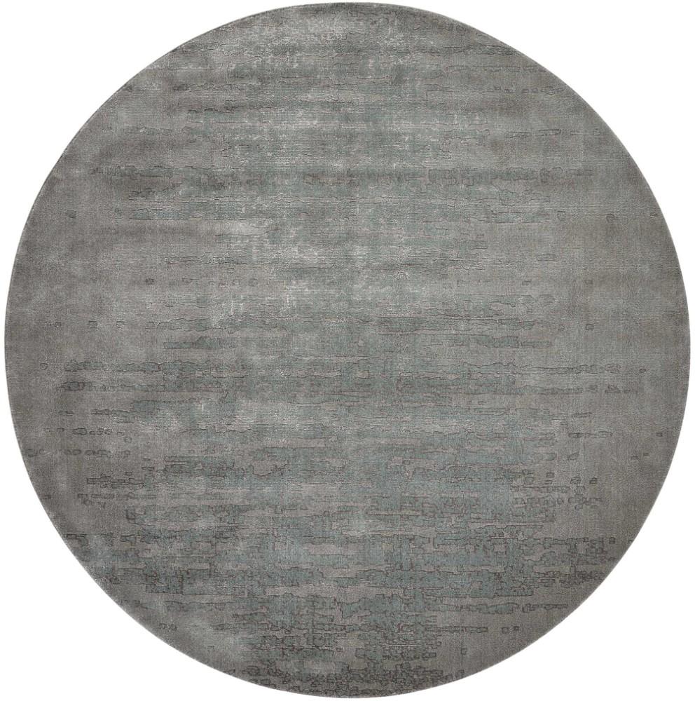 Nourison - Twilight TWI11 Slate Blue and Grey 8 x Round Large Rug - TWI11-99446358097 veiw 1