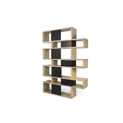TEMAHOME - London Composition Bookcase in Oak Frame, Pure Black Backs - 9500319730 veiw 2
