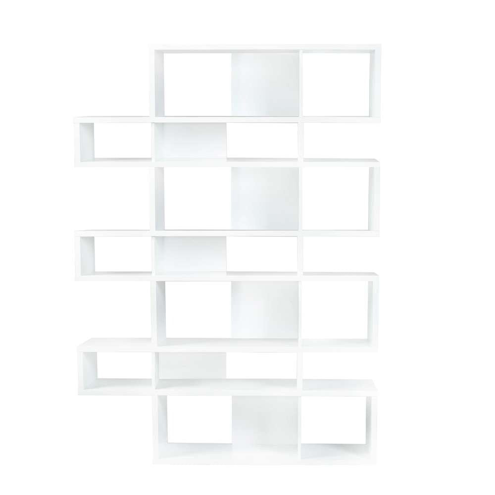 TEMAHOME - London Composition Bookcase in Pure White Frame, Pure White Backs - 9500314964 veiw 1