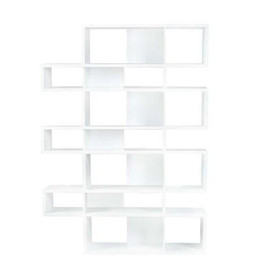 TEMAHOME - London Composition Bookcase in Pure White Frame, Pure White Backs - 9500314964 veiw 1