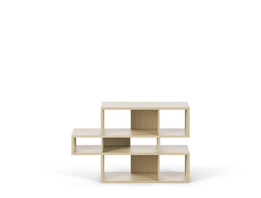 TEMAHOME - London Composition Bookcase in Oak Frame, Oak Backs - 9500319631 veiw 1
