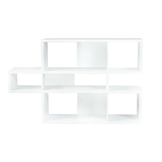 TEMAHOME - London Composition Bookcase in Pure White Frame, Pure White Backs - 9500314803 veiw 1