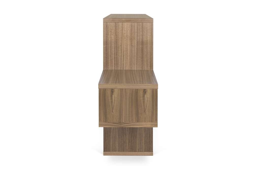 TEMAHOME - London Composition Bookcase in Walnut Frame, Pure White Backs - 9500314834 veiw 5