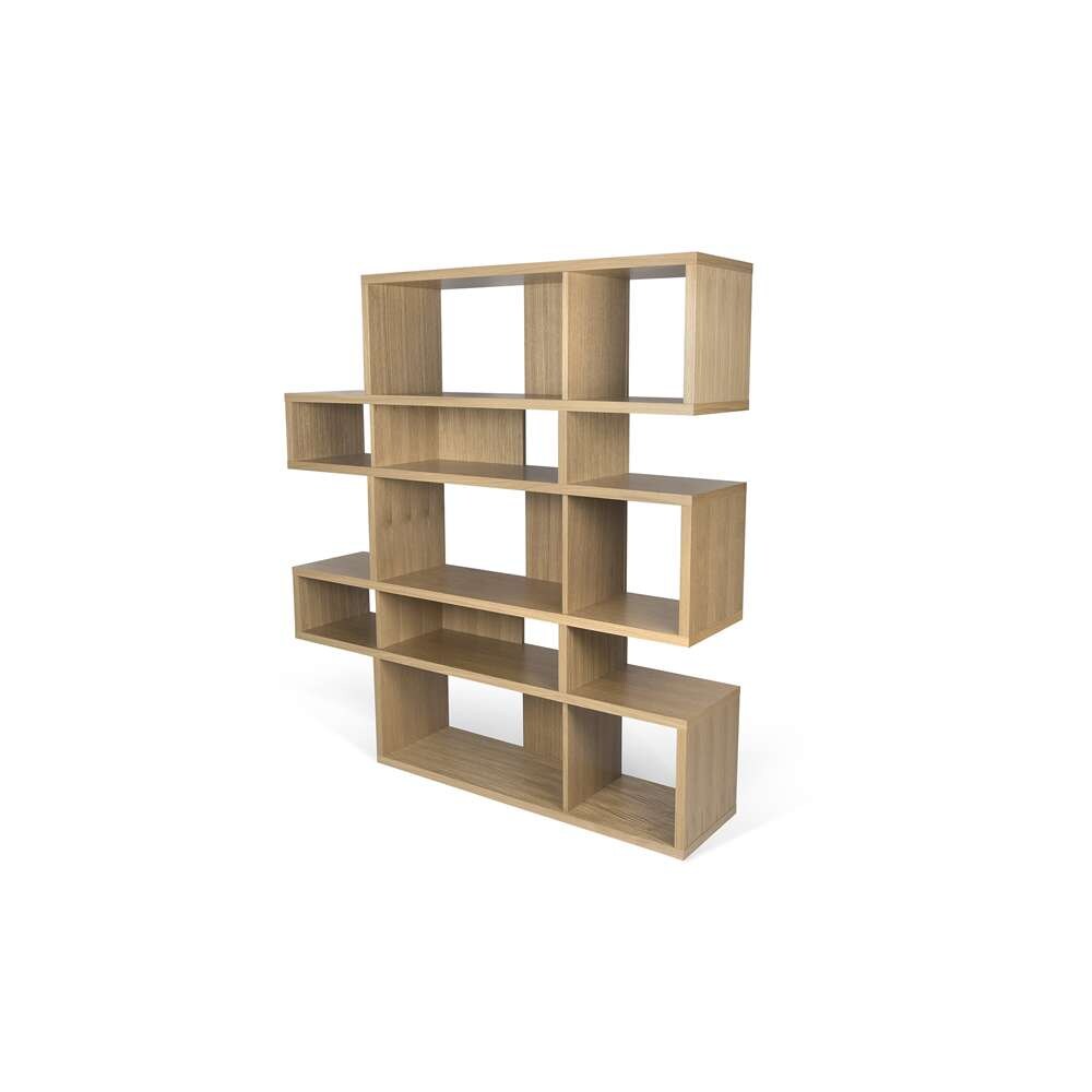 TEMAHOME - London Composition Bookcase in Oak Frame, Oak Backs - 9500319679 veiw 3