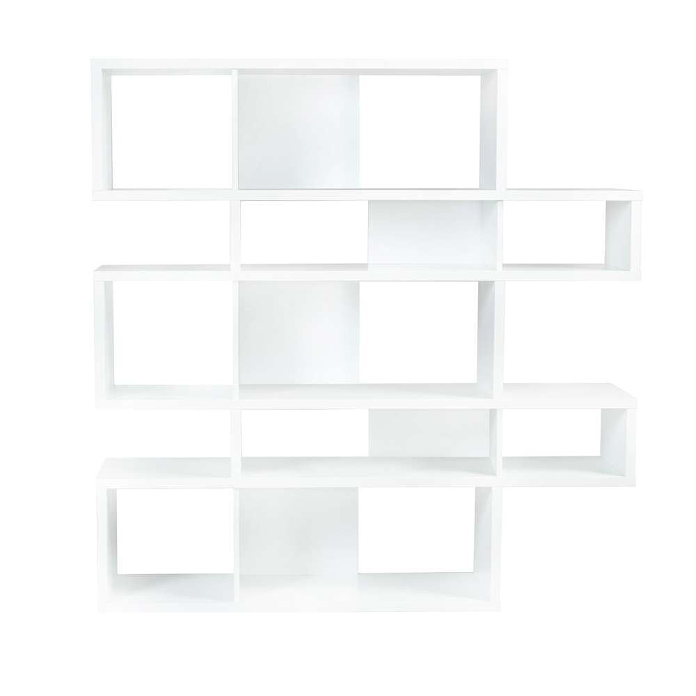 TEMAHOME - London Composition Bookcase in Pure White Frame, Pure White Backs - 9500314902 veiw 1