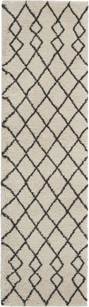 Nourison - Martil MAT01 White 22in x 76in Plush Hallway Rug - MAT01-99446489807_CLOSEOUT veiw 1