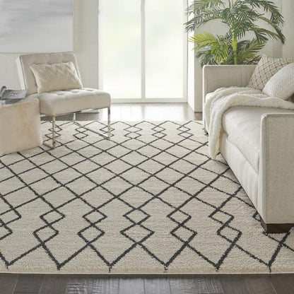 Nourison - Martil MAT01 Ivory White 710in x 910in Large Plush Rug - MAT01-99446481986_CLOSEOUT veiw 2