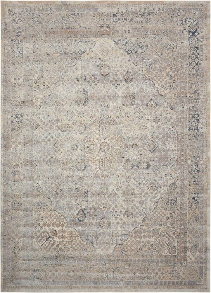 Kathy Ireland Home - Malta MAI01 Blue and Ivory 710in x 1010in Rug - MAI01-99446365675 - CLOSEOUT veiw 1