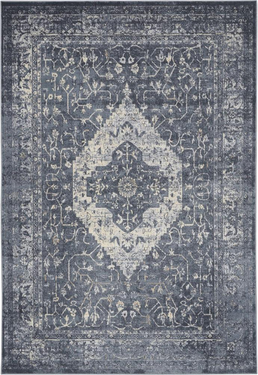Malta by Kathy Ireland Home - MAI11 Navy 53in x 77in Area Rug - MAI11-99446495044 - CLOSEOUT veiw 1