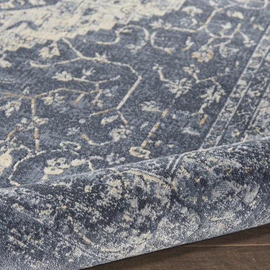 Malta by Kathy Ireland Home - MAI11 Navy 53in x 77in Area Rug - MAI11-99446495044 - CLOSEOUT veiw 2