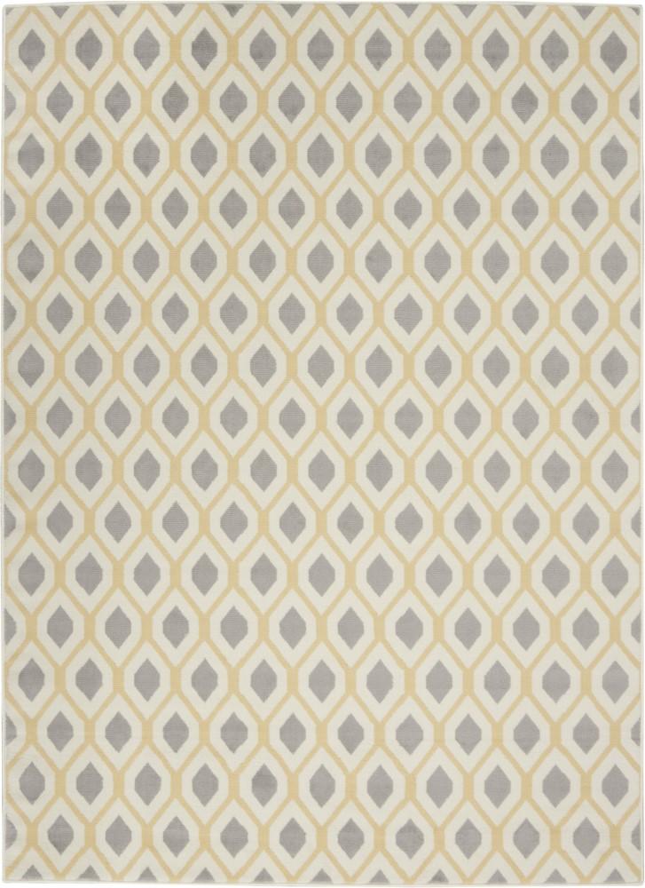Nourison - Grafix GRF22 Grey and White 53in x 73in Area Rug - GRF22-99446412126 - CLOSEOUT veiw 1
