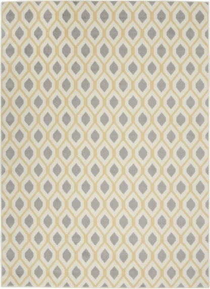 Nourison - Grafix GRF22 Grey and White 53in x 73in Area Rug - GRF22-99446412126 - CLOSEOUT veiw 1