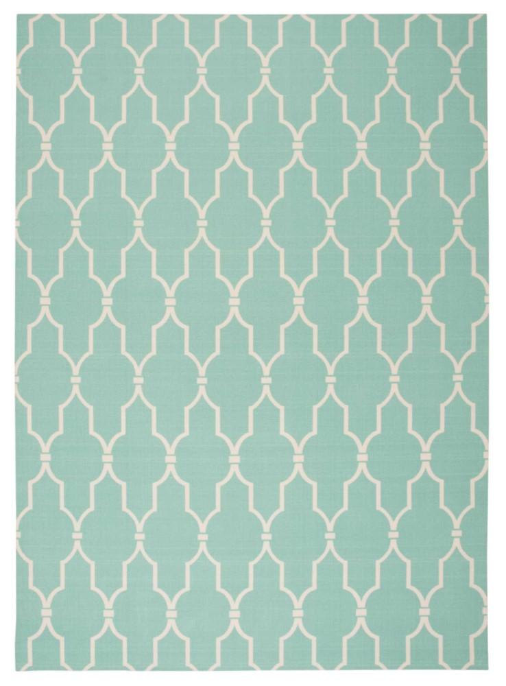 Nourison - Home & Garden RS087 Blue 79in x 1010in Rug - RS087-99446212771_CLOSEOUT veiw 1