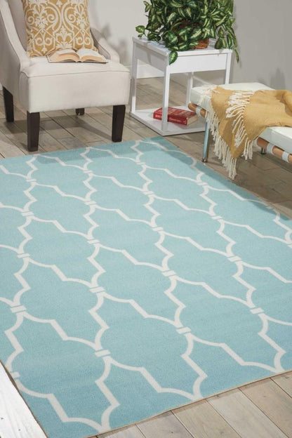 Nourison - Home & Garden RS087 Blue 79in x 1010in Rug - RS087-99446212771_CLOSEOUT veiw 2