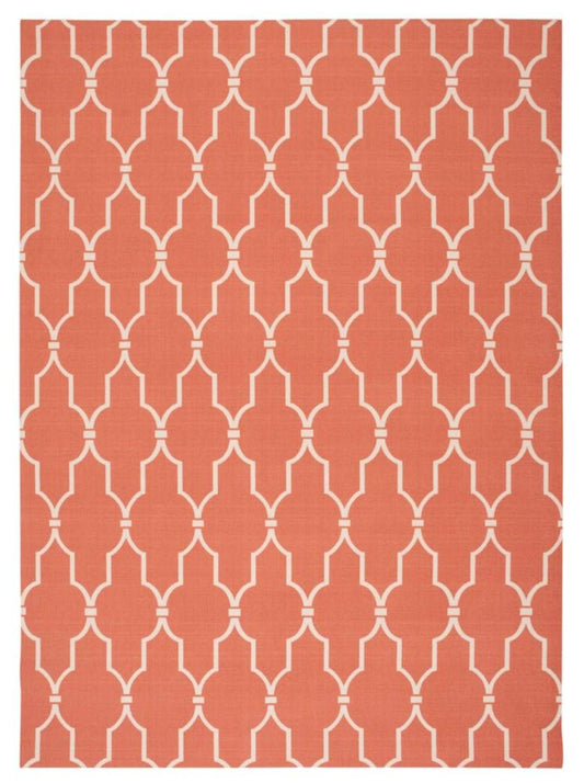 Nourison - Home & Garden RS087 Orange 10x13 Rug - RS087-99446207715_CLOSEOUT veiw 1