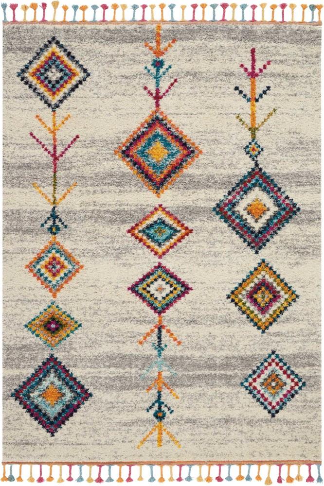 Nourison - Nomad NMD04 Grey Multicolor 67in x 96in Large Rug - NMD04-99446461438_CLOSEOUT veiw 1