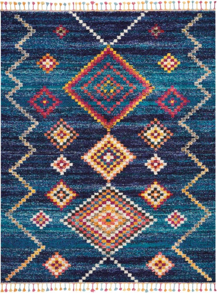 Nourison - Nomad NMD05 Dark Blue Multicolor 710in x 106in Oversized Rug - NMD05-99446461698_CLOSEOUT veiw 1