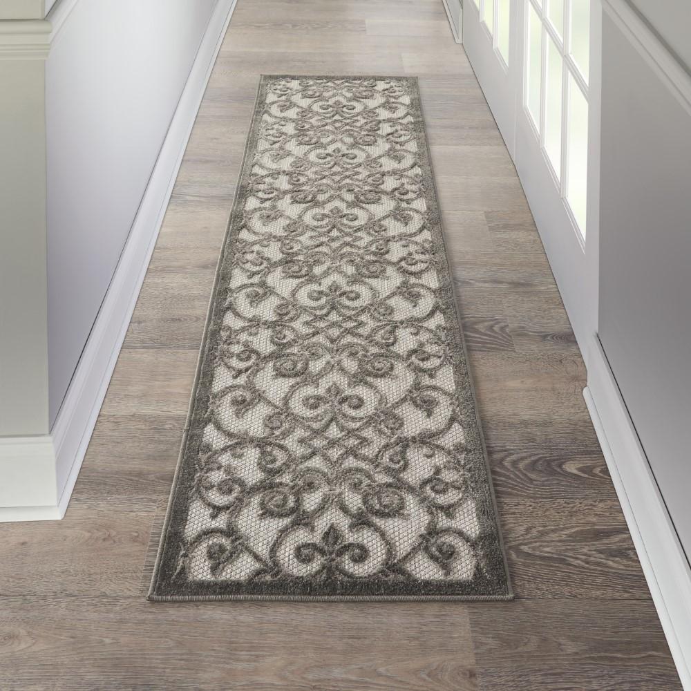 Nourison - Aloha 23in x 8 Bone Patio Area Rug - ALH21-99446739629 veiw 2