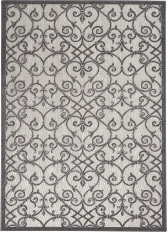 Nourison - Aloha 36in x 56in Bone Patio Area Rug - ALH21-99446739551 veiw 1