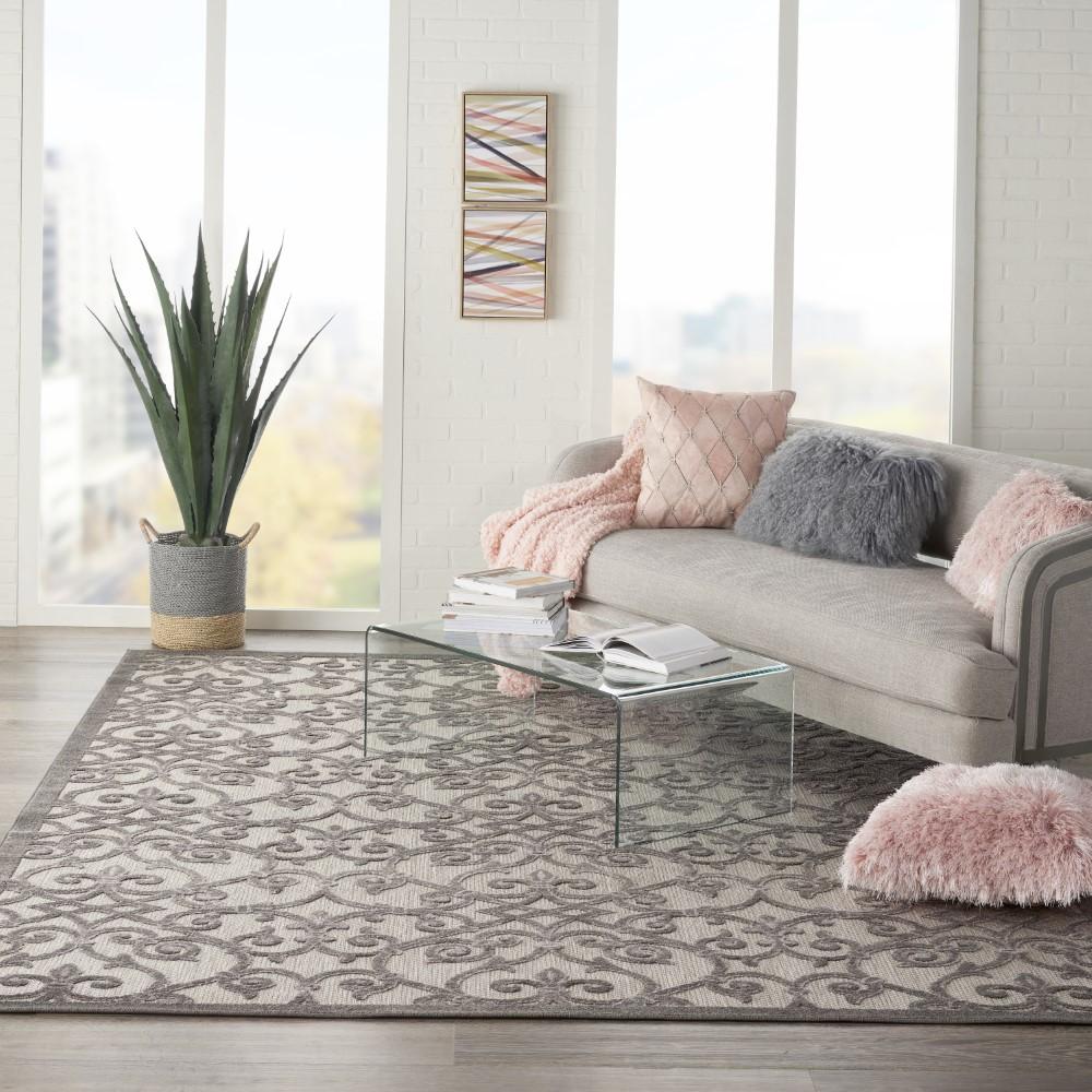 Nourison - Aloha 710in x 106in Bone Patio Area Rug - ALH21-99446739582 veiw 2
