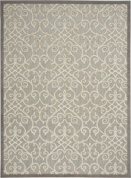 Nourison - Aloha 96in x 13 Grey Patio Area Rug - ALH21-99446739797 veiw 1