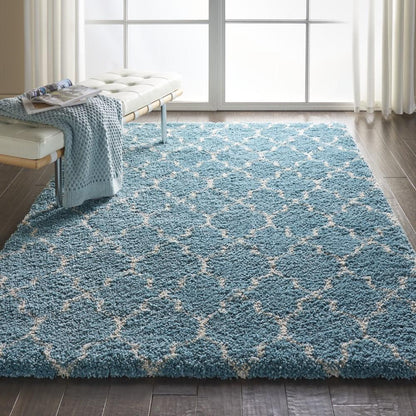 Nourison - Amore AMOR2 Blue 311in x 511in Area Rug - AMOR2-99446171917_CLOSEOUT veiw 2