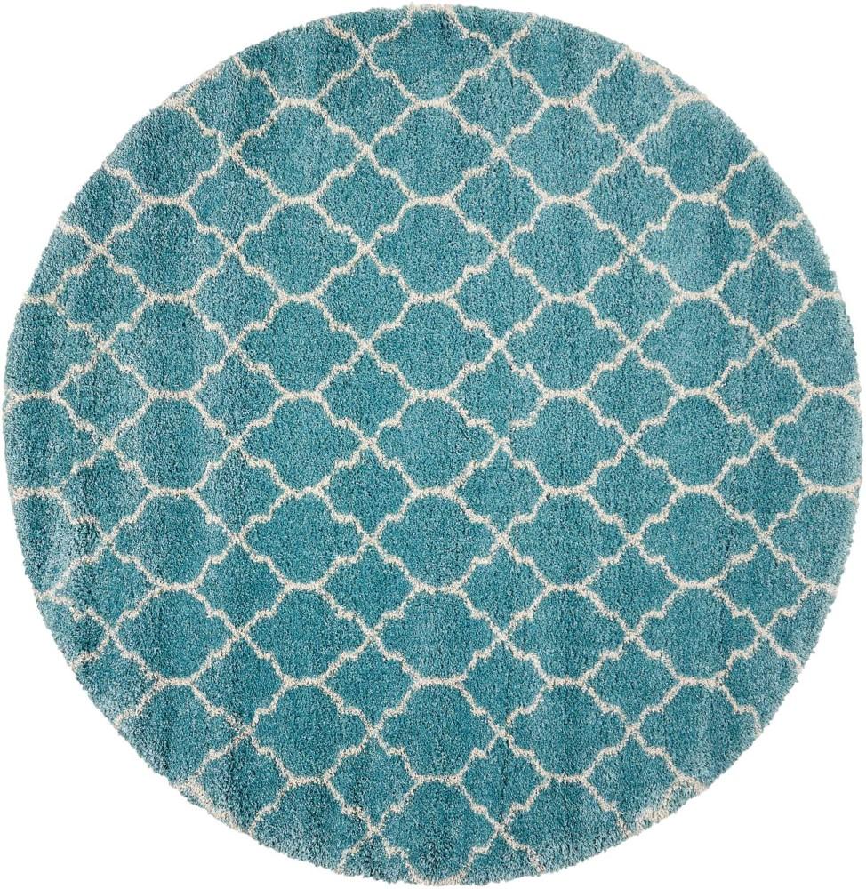 Nourison - Amore AMOR2 Blue 710in x Round Rug - AMOR2-99446331472_CLOSEOUT veiw 1