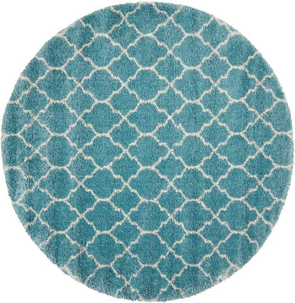 Nourison - Amore AMOR2 Blue 710in x Round Rug - AMOR2-99446331472_CLOSEOUT veiw 1