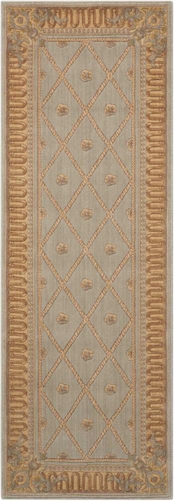 Nourison - Ashton House AS03 Blue 2 x 59in Hallway Rug - AS03-99446012074_CLOSEOUT veiw 1