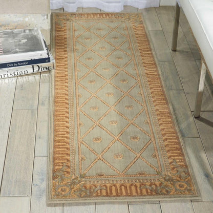 Nourison - Ashton House AS03 Blue 2 x 59in Hallway Rug - AS03-99446012074_CLOSEOUT veiw 2
