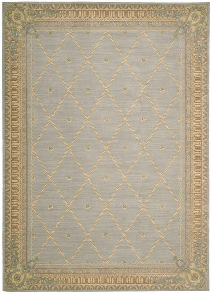 Nourison - Ashton House AS03 Blue 56in x 75in Area Rug - AS03-99446012210_CLOSEOUT veiw 1