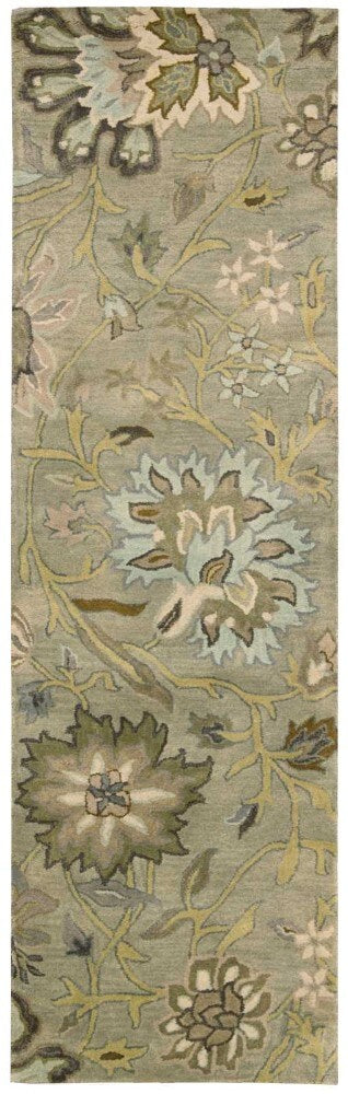 Nourison - Jaipur JA41 Grey 24in x 8 Hallway Rug - JA41-99446112682_CLOSEOUT veiw 1