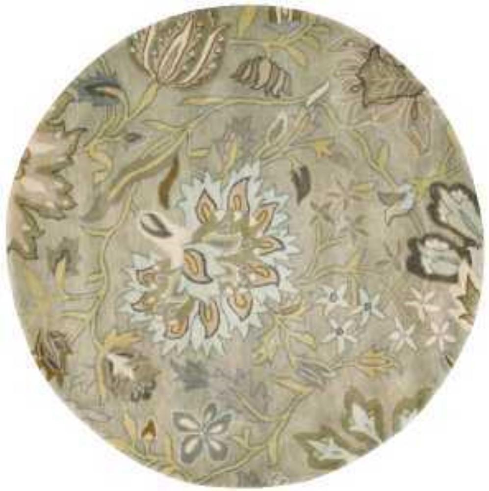 Nourison - Jaipur JA41 Grey 6 x Round Area Rug - JA41-99446112743_CLOSEOUT veiw 1