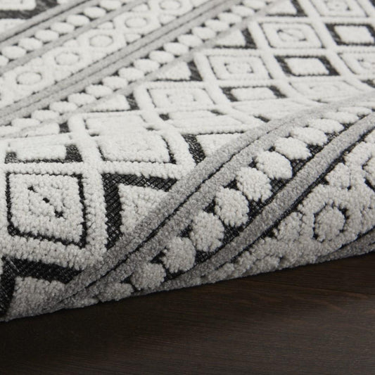 Nourison - Key Largo 710in x 910in Dark Grey Area Rug - KLG02-99446770622_CLOSEOUT veiw 2