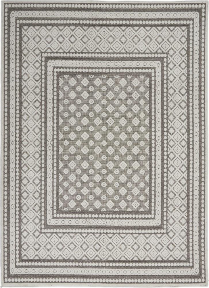 Nourison - Key Largo 4x6 Light Grey Area Rug - KLG02-99446770691_CLOSEOUT veiw 1