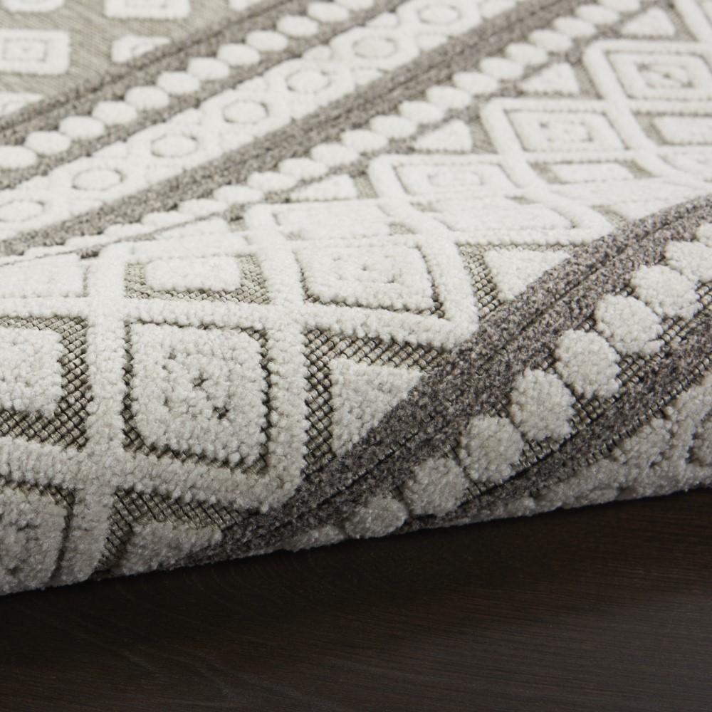 Nourison - Key Largo 4x6 Light Grey Area Rug - KLG02-99446770691_CLOSEOUT veiw 2