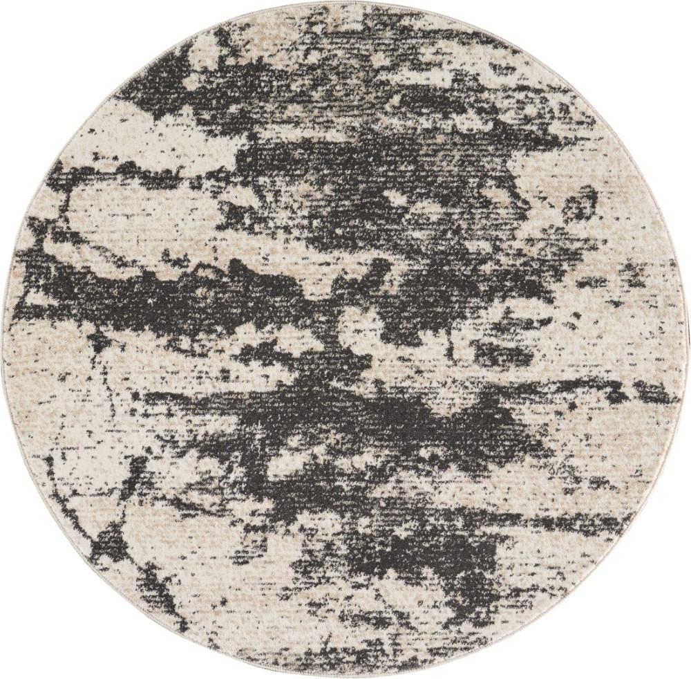 Nourison - Maxell MAE07Ivory/Bone 310in x Round Area Rug - MAE07-99446222237 veiw 1