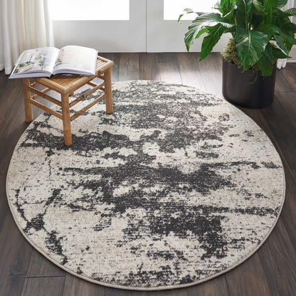 Nourison - Maxell MAE07Ivory/Bone 310in x Round Area Rug - MAE07-99446222237 veiw 2