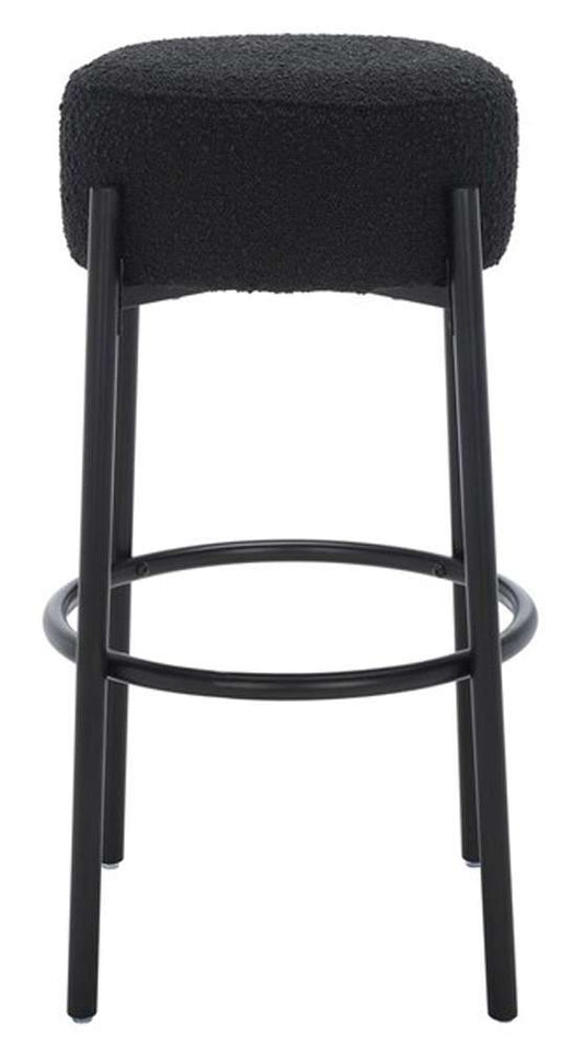 Safavieh - Paisleigh Metal Leg Barstool - Black - SFV5031B veiw 1