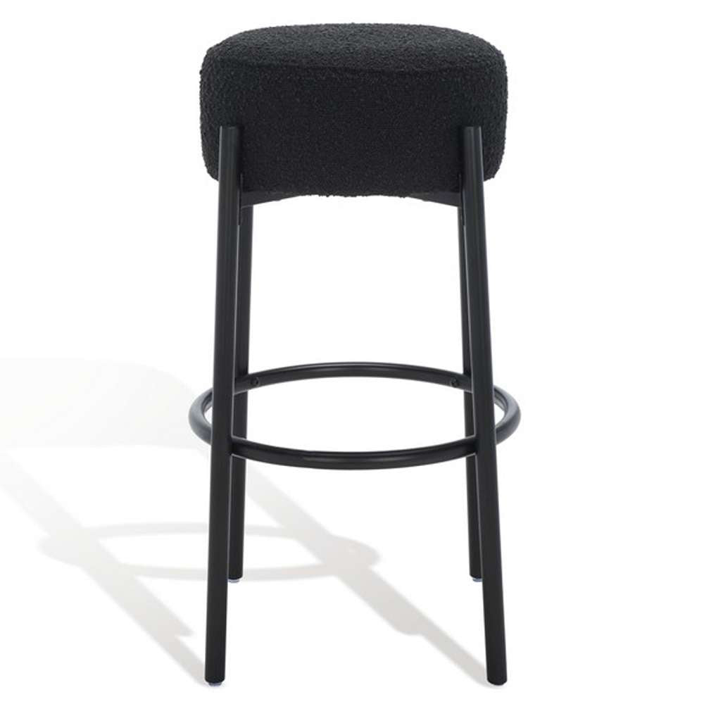 Safavieh - Paisleigh Metal Leg Barstool - Black - SFV5031B veiw 2