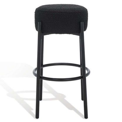 Safavieh - Paisleigh Metal Leg Barstool - Black - SFV5031B veiw 2