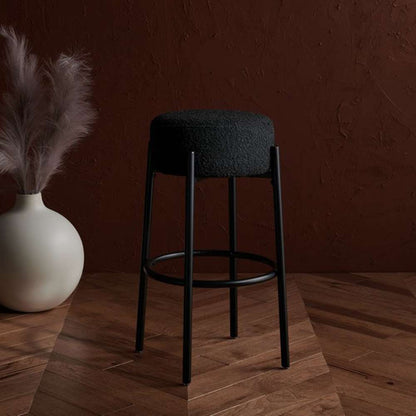 Safavieh - Paisleigh Metal Leg Barstool - Black - SFV5031B veiw 3