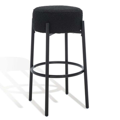 Safavieh - Paisleigh Metal Leg Barstool - Black - SFV5031B veiw 4