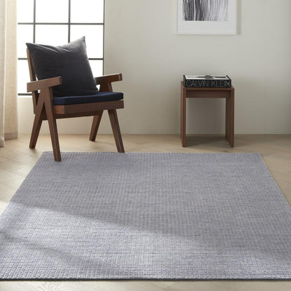 Calvin Klein - Pretoria 56in x 8 Blue Modern Area Rug - CK890-99446737939_CLOSEOUT veiw 2