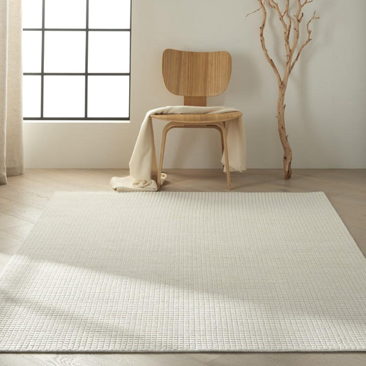 Calvin Klein - Pretoria 56in x 8 Ivory Modern Area Rug - CK890-99446737946_CLOSEOUT veiw 2