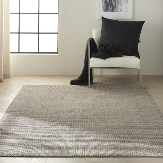 Calvin Klein - Pretoria 56in x 8 Taupe Modern Area Rug - CK890-99446737793_CLOSEOUT veiw 2