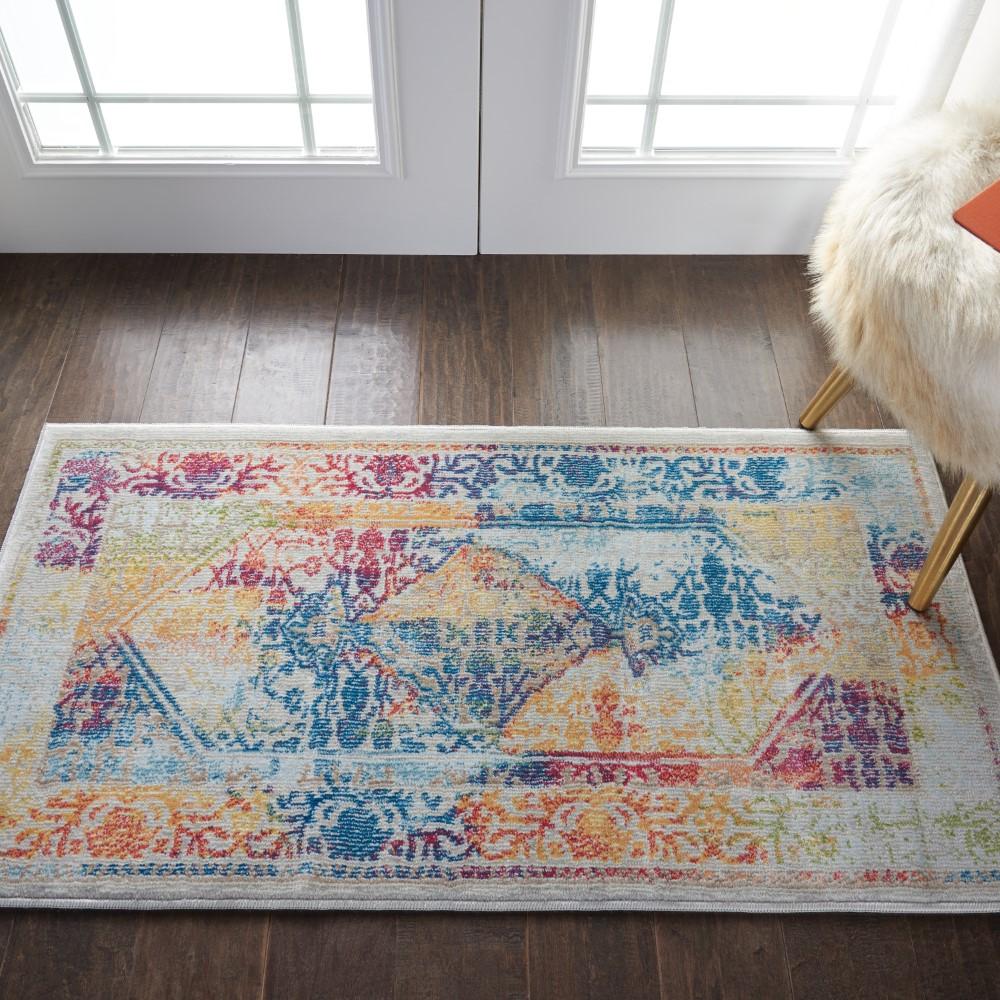 Nourison - Ankara Global ANR04 2 x 4 Multicolor Boho Area Rug - ANR04-99446456762_CLOSEOUT veiw 2