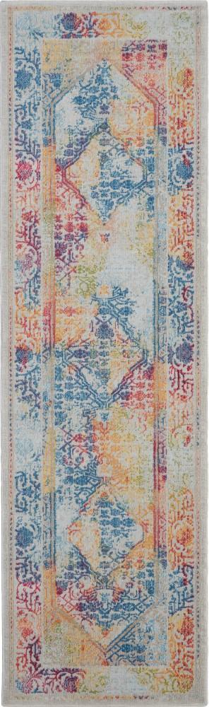 Nourison - Ankara Global ANR04 Multicolor 2 x 6 Low-pile Hallway Rug - ANR04-99446456779_CLOSEOUT veiw 1