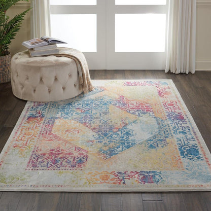 Nourison - Ankara Global ANR04 Multicolor 4x6 Boho Area Rug - ANR04-99446456823_CLOSEOUT veiw 2